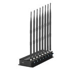 Adjustable 8 Antennas High-power Cell phone 2.4G 5.8G 5.2G Wifi Jammer Signal Blocker