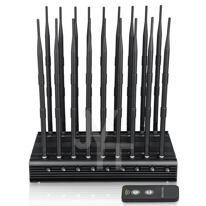 World First 18 antennas all-in-one 5.2G 5.8G all frequencies Signal jammer With Remote Control