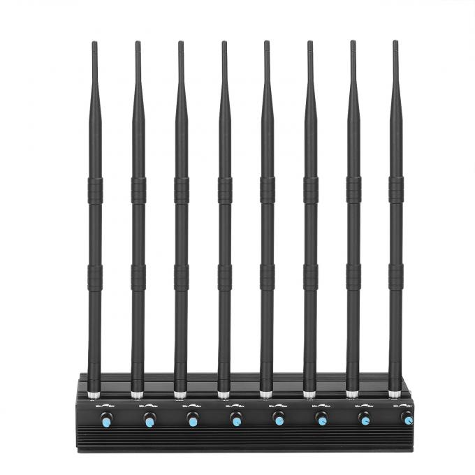 Adjustable 20 watt 8 Antennas High Power 2G/3G/4G/GPS/LOJACK Jammer