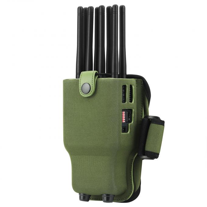 Latest 8 Bands Portable GPS WIFI 3G 4G Cell Phone Jammers with Nylon Case
