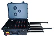200W High Power Draw Bar Box 8 Channels Mobile Signal Jammer  RF frequncies 315 433 868MHz bomb jammer