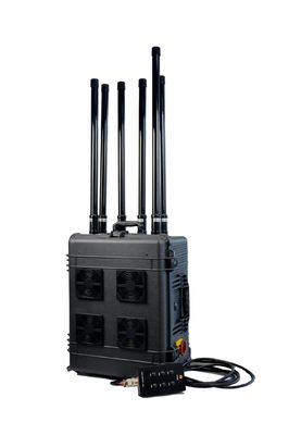 quality  High Power Draw Bar Box Jammer With 6 Channels And 600W High Power Blocks UAV Signals Up To 3000Meters. factory