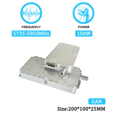 quality  Anti Drone Module 150W 5.8g Jammer Interceptor Blocking Antidrone Jamming Module With  GAN And Isolation Protector factory