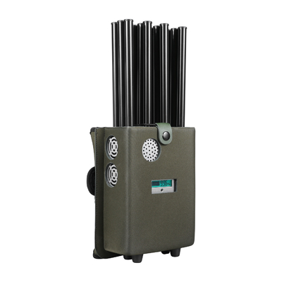 37W Portabe 12 Antennas  2G.3G.4G.5G Cell Phone Signal Jammer .LORA.GPS.5.2G.5.8G WIFI With High Gain 2.5dbi Antenna