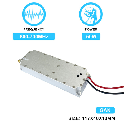 50W 600-700MHz Anti Drone Signal Jammer Module System GPS Blocker GaN Fpv Uav Shielding with Isolation Protector