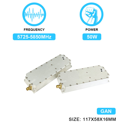 Anti Drone Module 50W 5.8g Jammer Interceptor Blocking Antidrone Jamming Module With  GAN And Isolation Protector