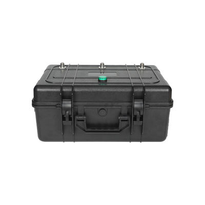3 antennas 150W powerful briefcase design signal jammer blocks 2400-2500MHz,850-950MHz, 5725-5850MHz etc,. customizable signals, with a coverage range of up to 1500 meters.