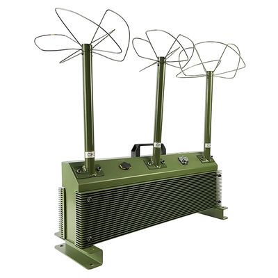 3 antennas 150W  triangular leaf antenna design powerful signal jammer blocks FPV customizable signals, with a coverage range of up to 150 meters.
