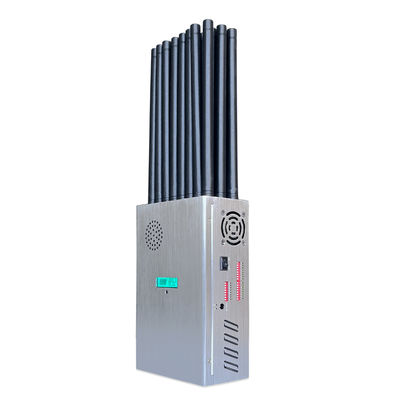 New design 24 antennans portable signal jammer blocking mobile phone 2G, 3G, 4G, 5G, GPS, WIFI,  UHF, VHF, RF,LOJACK signals