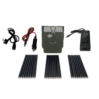 New design 24 antennans portable signal jammer blocking mobile phone 2G, 3G, 4G, 5G, GPS, WIFI,  UHF, VHF, RF,LOJACK signals