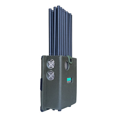 New design 24 antennans portable signal jammer blocking mobile phone 2G, 3G, 4G, 5G, GPS, WIFI,  UHF, VHF, RF,LOJACK signals
