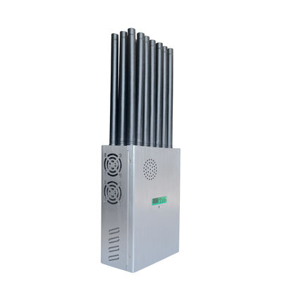New design 21 antennans portable signal jammer blocking mobile phone 2G, 3G, 4G, 5G and GPS, WIFI,  UHF, VHF, RF,LOJACK signals…
