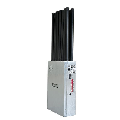 18 antennans portable signal jammer blocking mobile phone 2G, 3G, 4G, 5G and GPSL1, GPSL2-L5, GPSL3-L4 , 2.4GWIFI, 5.2GWIFI, 5.8GWIFI, UHF, RF, Lojack signals.