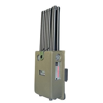 18 antennans portable signal jammer blocking mobile phone 2G, 3G, 4G, 5G and GPSL1, GPSL2-L5, GPSL3-L4 , 2.4GWIFI, 5.2GWIFI, 5.8GWIFI, UHF, RF, Lojack signals.