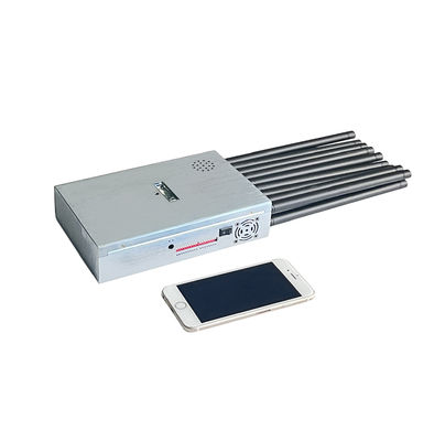 18 antennans portable signal jammer blocking mobile phone 2G, 3G, 4G, 5G and GPSL1, GPSL2-L5, GPSL3-L4 , 2.4GWIFI, 5.2GWIFI, 5.8GWIFI, UHF, RF, Lojack signals.