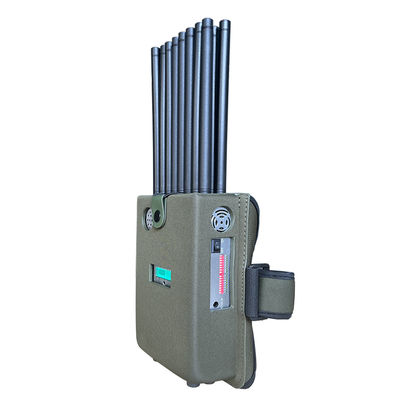 16 Antennans Portable Signal Jammer Blocking 2G, 3G, 4G, 5G Mobile Phone Signals , And GPSL1, GPSL2-L5, 2.4GWIFI, 5.2GWIFI, 5.8GWIFI, Lojack Signals