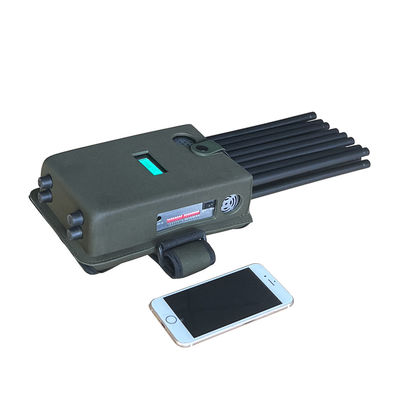 16 Antennans Portable Signal Jammer Blocking 2G, 3G, 4G, 5G Mobile Phone Signals , And GPSL1, GPSL2-L5, 2.4GWIFI, 5.2GWIFI, 5.8GWIFI, Lojack Signals
