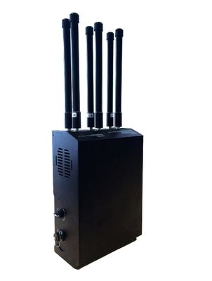 6 Channels High Power Backpack Cell Phone Jammer 2G.3G.4G.5G VIP Protection (Professional)