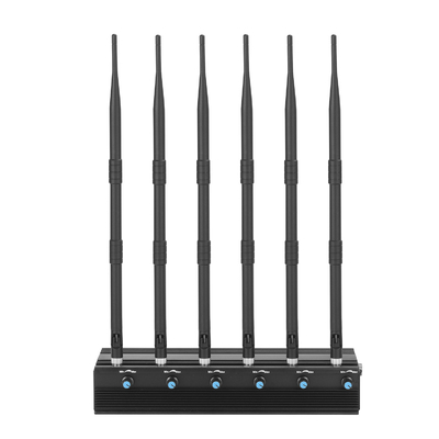 Adjustable 20 watt 6 Antennas High Power 2G 3G 4G(LTE+Wimax) Jammer