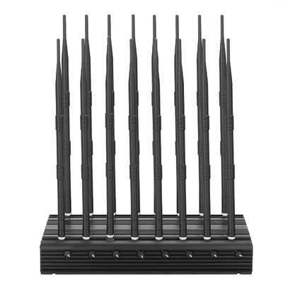 16 Antennas 2G 3G 4G 5G WIFI Lojack GPSL1 RF(315/433/868) Desktop Jammer